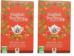ETS - Ceai negru Chai, Naturland BIO, 20 pliculețe de ceai (pachet cu 2)