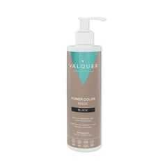 Valquer Power Color Mask formulare vegană și fără silicon Dă culoarea părului 290 ml negru Masca de par Naty Shop Negru 290 Ml (Paquet De 1)
