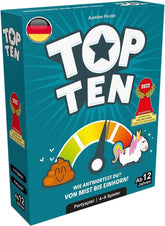Jocuri Cocktail COGD0008 Asmodee Top Ten, Joc de Petrecere, Germană, Multicolor, Colorat