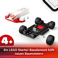 LEGO City F1 Williams Racing & Haas F1 Race Cars - Toy Formula 1 Building Models with 2 Driver Minifigures & Start Lights - Small Gift Idea for 4+ Year Old Toddlers, Boys & Girls - 60464