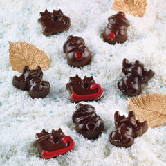 Silikomart 199194, pentru Praline din Ciocolata, motiv de Iarna Bucatarie Naty Shop