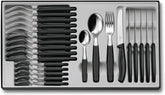 Victorinox Swiss Classic, tacâmuri profesionale, 24 piese, lamă foarte ascuțită, margine zimțată, oțel inoxidabil Naty Shop