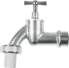 Robinet Cornat - filet exterior 20,95 mm (1/2 inch) - Include racord furtun - Alamă de înaltă calitate - Ideal ca robinet de exterior / robinet pentru butoaie de ploaie / robinet / supapă de închidere / FLOR92590