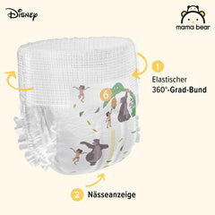 Marcă Amazon: Mama Bear Disney Mărimea 6 (15+ kg) – Pachet lunar, Alb, 120 de bucăți (2 pachete a câte 60)