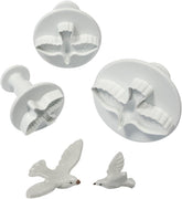 DV1010 Mașină de tăiat embossare cu motiv de porumbel, format mic, mediu și mare, plastic, alb, 9 x 2 x 9 cm, 1 unitate