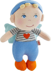 HABA Schutzengel Mats – Kuscheliges Stoffpüppchen (15 cm), ideales Willkommensgeschenk für Babys & Kleinkinder – Waschbar bei 30 °C – 2011869001