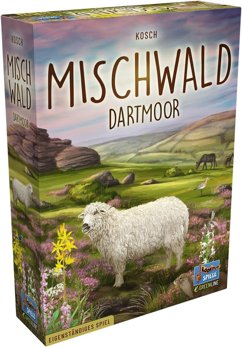 Lookout, Pădure mixtă: Dartmoor, Joc de bază, Joc de familie, Joc de cărți, 2-5 jucători, Vârste 10+, 60 de minute, Germană