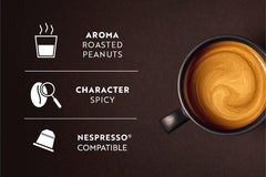 Café Royal Espresso Decaffeinato – Nespresso®-kompatible Kaffeekapseln, 100 % Arabica, Intensität 6/12, Rainforest Alliance, entkoffeiniert, 36 Kapseln