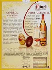 Ouă de ciocolată Asbach cu crustă 150 g, pachet de 2 (2 x 150 g)
