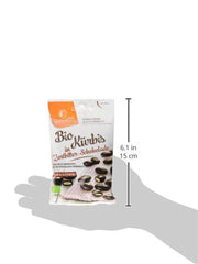 Semințe de dovleac organice Landgarten în ciocolată neagră – Gustare vegană de ciocolată cu semințe de dovleac prăjite – Sursă de magneziu – 1 x 50 g