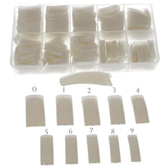 Sun Garden Nails Tipbox 500 Tips Incl. 3 Tips Glue Tips Nail Tips Glue - Modelare Unghii