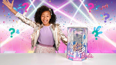 Barbie GXJ88 - Petrecere Surpriză Dezvăluire Culoare, +50 Surprize: 1 Păpușă, 1 Păpușă Chelsea, 2 Animale, 6 Schimbări de Culoare, Accesorii și Mai Multe, Set Petrecere Dansantă, Jucărie Cadou pentru Copii cu Vârsta de 3 Ani și Peste