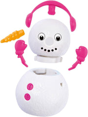 Simba 105733646 - Evi Love Snow, Spielpuppe im süßen Schneeanzug mit Schneemann zum Selberbauen, 12cm, ab 3 Jahre