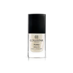 Lac de unghii Collistar Puro, ojă de lungă durată cu un finisaj strălucitor, nr. 922 Porcellana Bianca, 10 ml