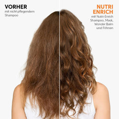 Wella Professionals Invigo Nutri Enrich - îngrijire hidratantă pentru părul deteriorat - balsam, mască și balsam cu vitamina E, pantenol și migdale - împotriva încrețirii și pentru bucle vii Masca de par Naty Shop