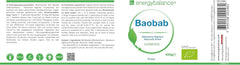Baobab pulbere organică - vitamina C, calciu, magneziu, potasiu, 400 grame Arome Naty Shop