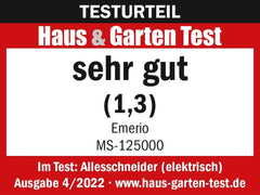 Emerio All Purpose Slicer „Made in EU” MS-125000, lamă din oțel inoxidabil fabricată în Germania, reglabilă 0-17 mm, 100 W Rasnite si Feliatoare Naty Shop