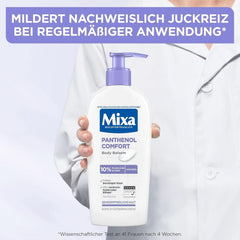 Loțiune de corp Mixa Panthenol, balsam pentru ameliorarea mâncărimilor și calmant, 250 ml Cosmetice si Infrumusetare Naty Shop
