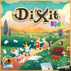 Asmodee Kids - Dixit Kids, joc de societate pentru imaginație și fantezie pentru copii și întreaga familie, cărți de joc ilustrate, 3-6 jucători, vârste 6+, 25 min, ediție italiană