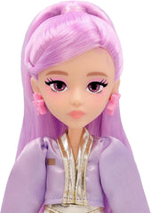 K-POP Idol Puppe Nari Modepuppen K-Pop Power-Idol-Stil, lavendelfarbenes Haar. 3 Accessoires zum Kreieren von Outfits Kinder ab 3 Jahren