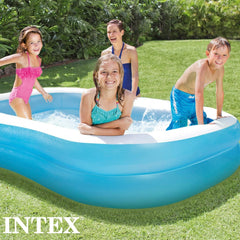 Piscină familială Intex Swim Center, umflată, dimensiuni: 203 cm x 152 cm x 48 cm (57180NP)