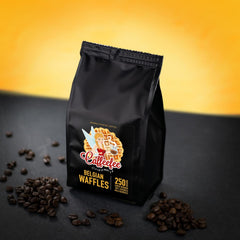 Caffeefee Belgian Waffles Bohnen, 250 g, aromatisierter Röstkaffee