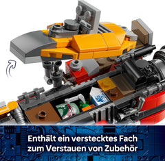 LEGO Star Wars 75437 Cobb Vanths Speeder - inkl. Cobb Vanth & Cad Bane Minifiguren sowie Blaster & Jetpack - Geschenk für Jungen ab 7 Jahren und Fans von The Mandalorian