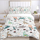 Lenjerie de pat pentru copii, Dinosaur Lenjerie de pat - copii Naty Shop A-3 135 X 200 Cm