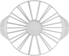Separator de tort Kaiser Classic original, plastic, 31,5 cm, separator de tort pentru 14 sau 16 felii egale, separator de tort cu două fețe, alb