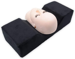 Whiteswan extensie gene, ergonomic, curbat, suport din spumă de memorie, cameră de zi, pernă, gât, gene, frumusețe, pernă de machiaj, pernă de dormit, suport pentru gât Perne ortopedice cervicale Naty Shop