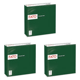 , Șervețele de hârtie de unică folosință, Ideal pentru prânzuri informale și bufete, Pachet de 50 de șervețele, Dimensiune 33X33, 4 ori pliate, 2 straturi, Verde pădure, 100% hârtie din celuloză pură, certificat Fsc