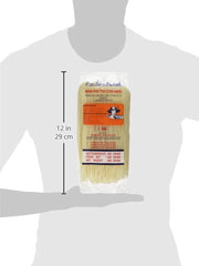 Tăiței de orez – thailandezi, tăiței panglică de orez cu lățimea de 1 mm, preparați din făină de orez – 17 x 400 g