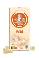 frankonia CIOCOLATĂ FĂRĂ ZAHĂR ADĂUGAT Ciocolată albă fără gluten, 80 g