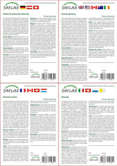 SAFLAX - Geschenk Set - Heilpflanzen - Echter Koreanischer Ginseng - 10 Samen - Mit Geschenk- / Versandbox, Versandaufkleber, Geschenkkarte Und Anzuchtsubstrat - Panax Ginseng