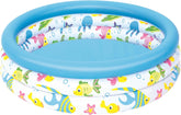 Piscină pentru copii Bestway, Coral Kids, 102 x 25 cm, 51008, Multicolor, 102 x 102 x 25 cm