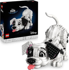 LEGO ǀ Disney Welpe aus 101 Dalmatiner - Individuell gestalltbares Bauset für Erwachsene - Verwandelbar in 6 süße Hunde mit drehbarem Kopf und Schwanz - DIY Deko - Geschenkidee für Fans - 43269