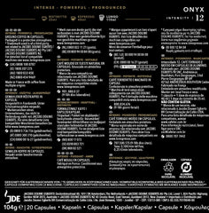 L'OR Espresso Kaffeekapseln Onyx | Intensität 12 | 200 kompatible Kapseln Nespresso (R)* - Amazon Exclusive