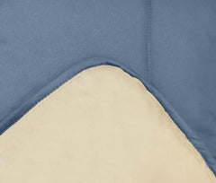 Poyet Motte Calgary quilt, poliester, ulei/mastic, poliester, pétrole/mastic, 260 X 240 X 1 Cm Plapumi si pilote Naty Shop
