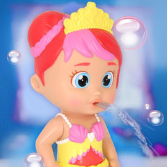 Shimmer Mermaids Taylor – Sammlerstück Bad- und Wasserspielzeug Eine Meerjungfrau, die Wasser spritzt und Blasen Macht! Geschenk Spielzeug für Mädchen und Jungen ab 18 Monaten