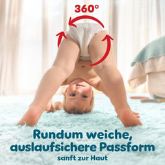 Pampers Premium Protection Pants mărimea 5, 144 scutece, 11 kg - 17 kg, cu ajustare la 360° și manșete moi anti-scurgere pentru confort și protecție optime