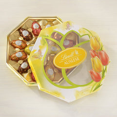 Ouă Selecție de Ciocolată | 288 g | 2 x Ouă Cresta și Trufe de Ciocolată | 3 x 90 g | Cele mai fine trufe Marc de Champagne în Ciocolată Albă | Ciocolată de Paște | Cadou de Ciocolată