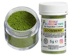 Sugarflair Blossom Tint Dust Pudră de Colorant Alimentar Agrișe - Pudră de Colorant Alimentar pentru Decoruri de Tort, Pastă de Zahăr, Fondant, Glazură, Ciocolată, Cremă de Unt, Macarons și Mai Multe - 5G