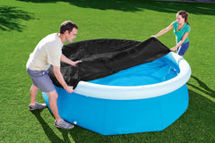 Prelată Bestway din PVC Ø 240 cm, neagră, rotundă