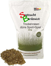 Sport + Spielrasen Strapazierfähig Gebrauchs - Rasenmischung Für Trockene Standorte Dürreresistente 10Kg Für Ca. 300 M² Sportrasen