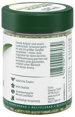 Fuchs Gewürze - Bärlauch geschnitten - würzige Schärfe für Quark-Dips, Frischkäse oder Risotto - natürliche Zutaten - 8 g in wiederverwendbarer, recyclebarer Dose