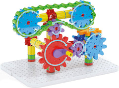 Quercetti Georello Tech Starter Set, Lernspielzeug ab 5 Jahre, Konstruktionsspielzeug Mit Zahnrädern Für Kreative Kinder, Geschenk Jungen & Mädchen, Spielzeug ab 5 Jahre, Gesellschaftsspiele Kinder
