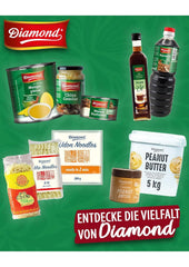 Tăiței cu legume DIAMOND Mie, tăiței din grâu cu pudră de legume, fără ouă, preparați rapid și ușor, vegetarieni - 1 x 250 g