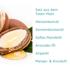 Pranaturals, Body Scrub cu sare de la Marea Moartă, 500 g Naty Shop