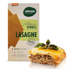 Foi de lasagna din speltă integrală organică, 250 g | Speltă Demeter din Alpii Șvabi | Aromă delicată de nucă pentru lasagna și caserole