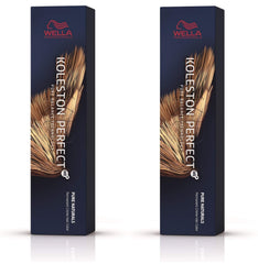 Wella Professionals Wella Koleston Perfect ME KP Pure Naturals 5/00 Light Brown Natural Intense, pachet de 2 Vopsea pentru par Naty Shop Maro, alb 60 ml (pachet de 2)